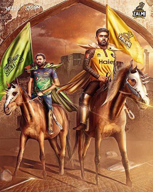 Peshawar Zalmi Posters - PSL 8, artwork 8