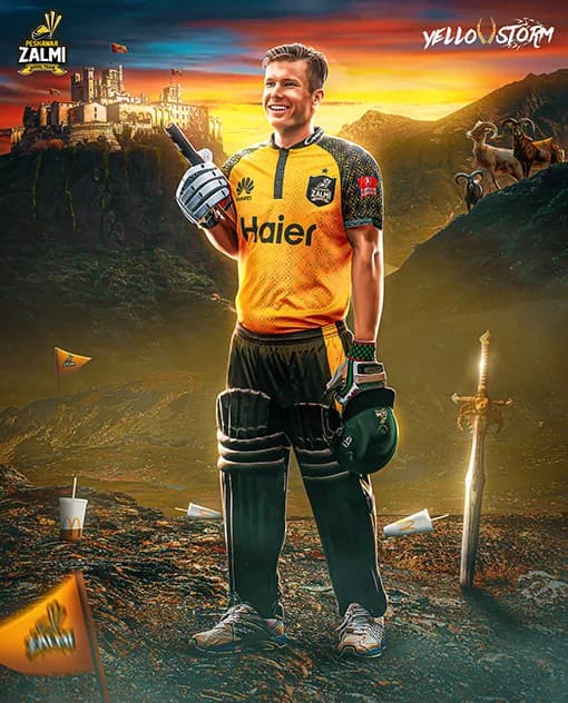 Peshawar Zalmi Posters - PSL 8, artwork 12
