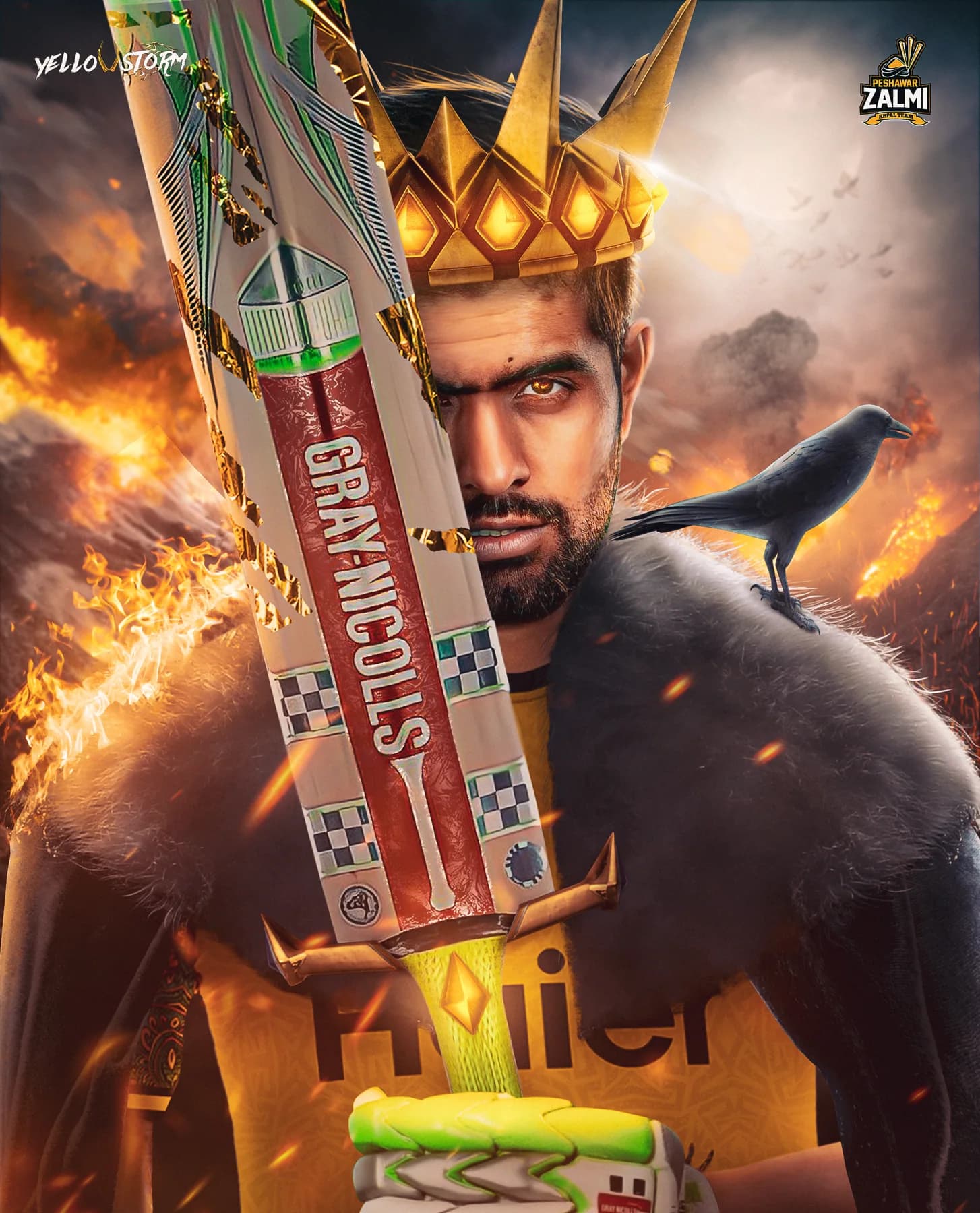 Peshawar Zalmi Posters - PSL 8, artwork 14