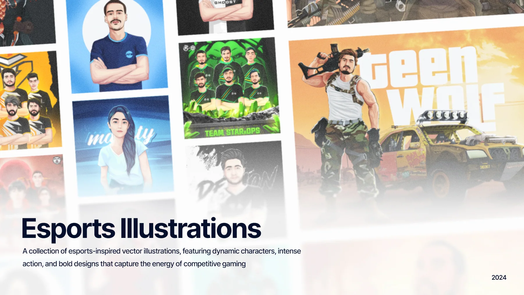 Esports Illustrations preview